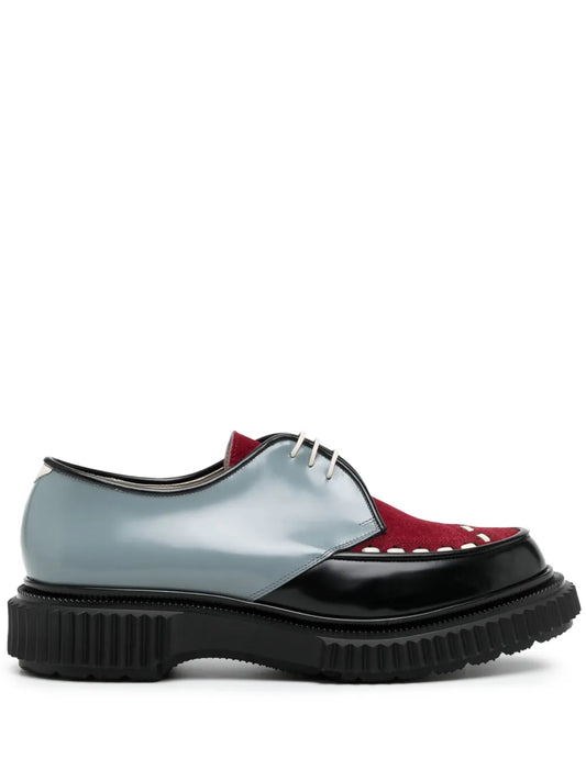 Adieu Paris x Undercover Type 195 colour-block derby shoes