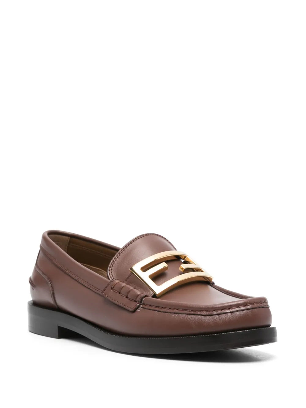 FENDI FF-logo loafers