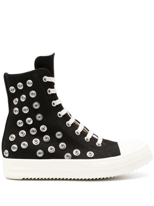 Rick Owens DRKSHDW Luxor eyelet-detailed high-top sneakers