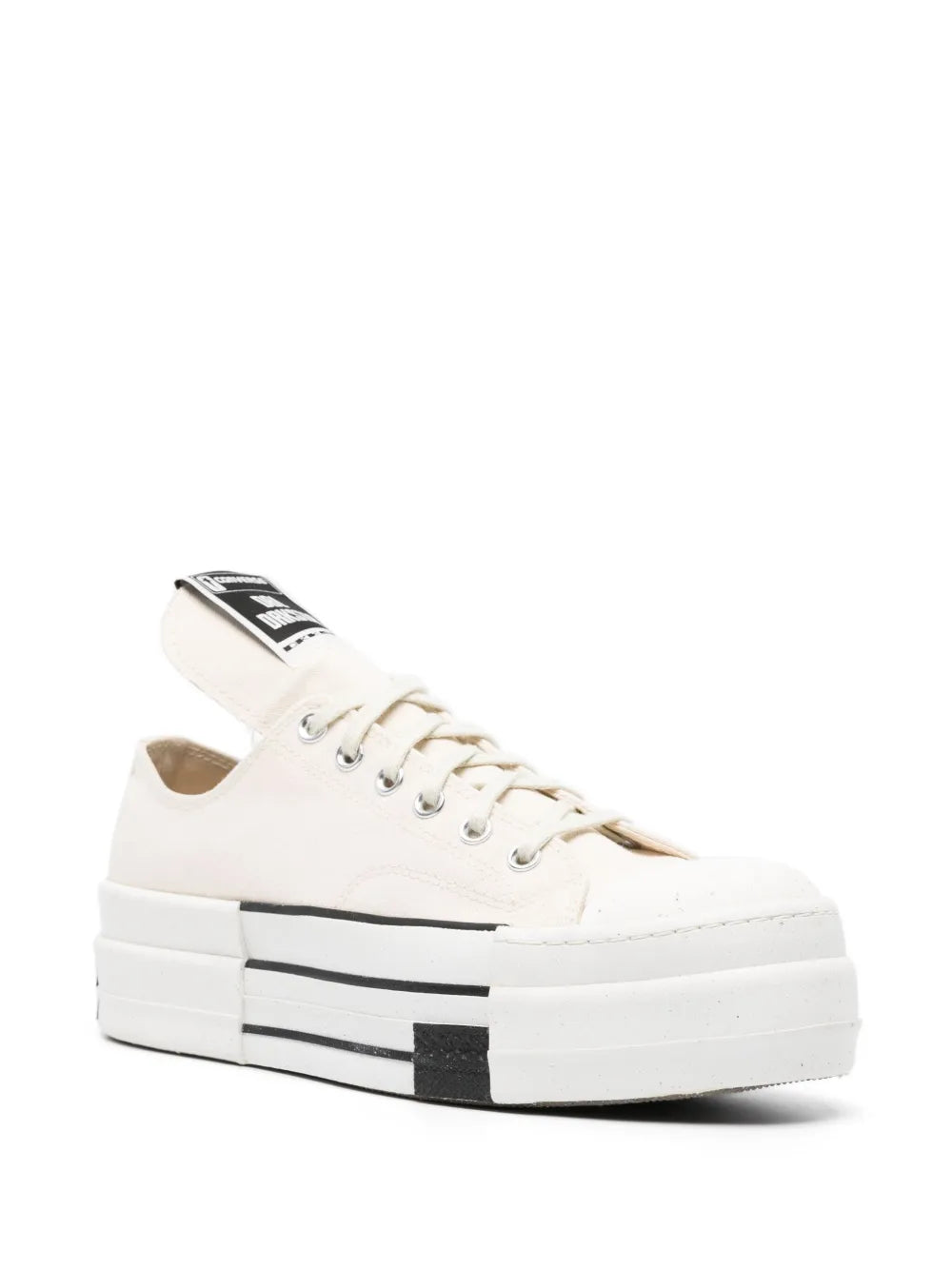 Converse x DRKSHDW oversized-tongue lace-up sneakers