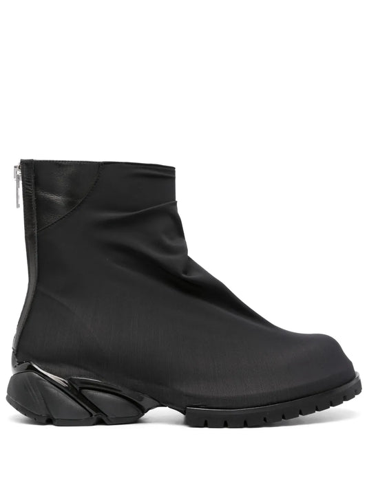 424 panelled zip-up ankle boots