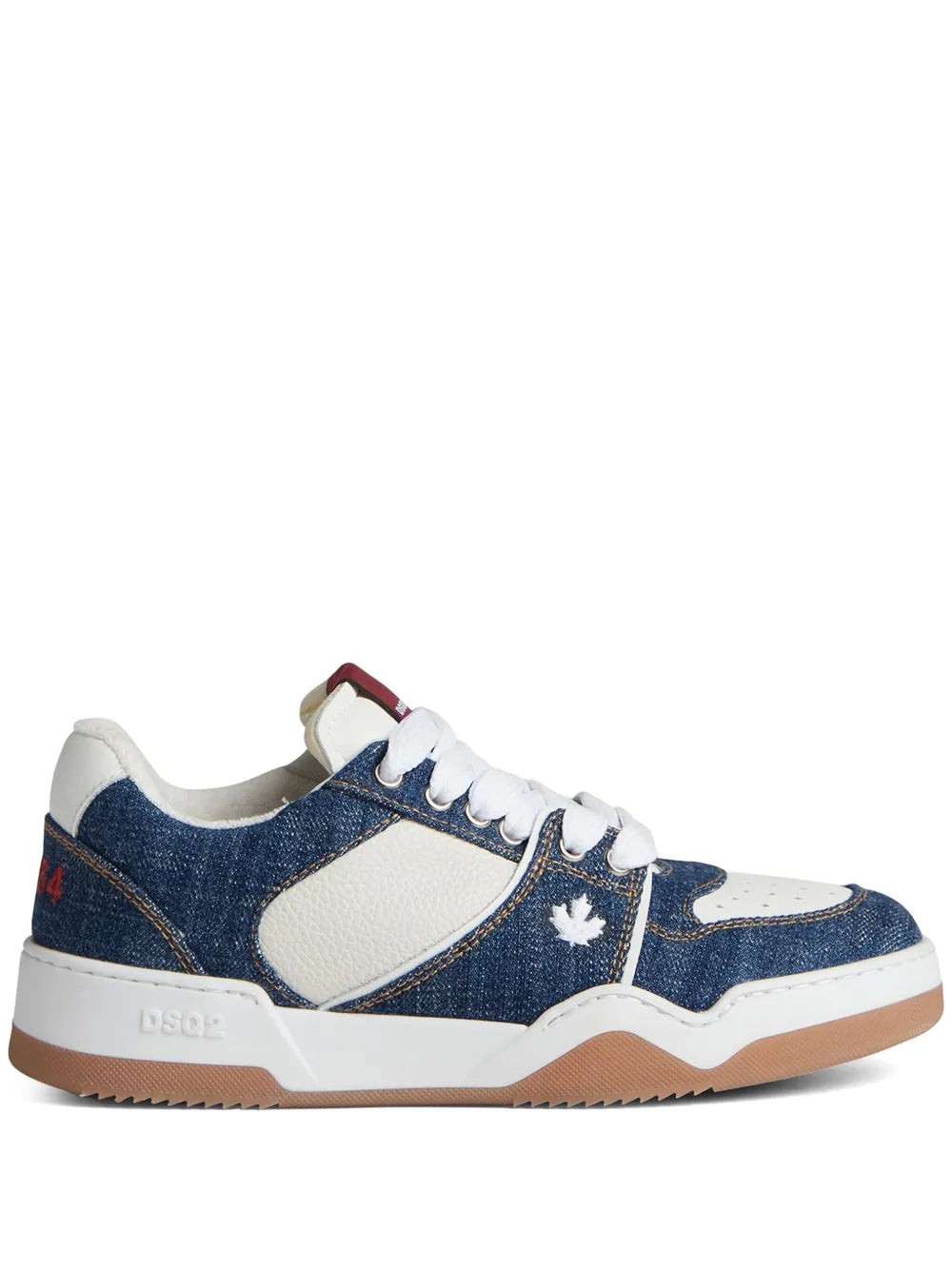 DSQUARED2 panelled denim sneakers