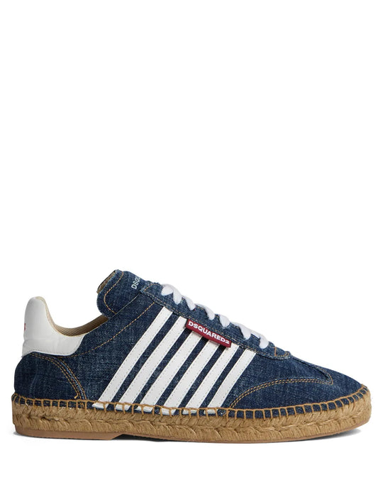 DSQUARED2 denim espadrille sneakers