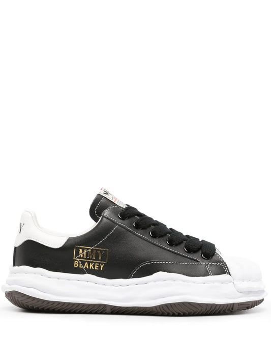 Maison MIHARA YASUHIRO Peterson logo-patch leather sneakers