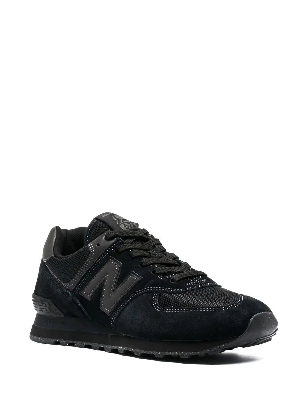 New Balance 574 logo-patch lace-up sneakers