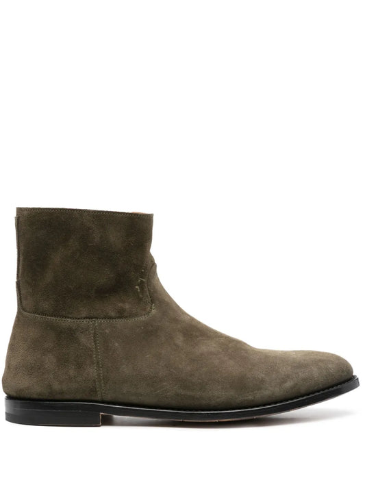 Premiata panelled suede ankle boots