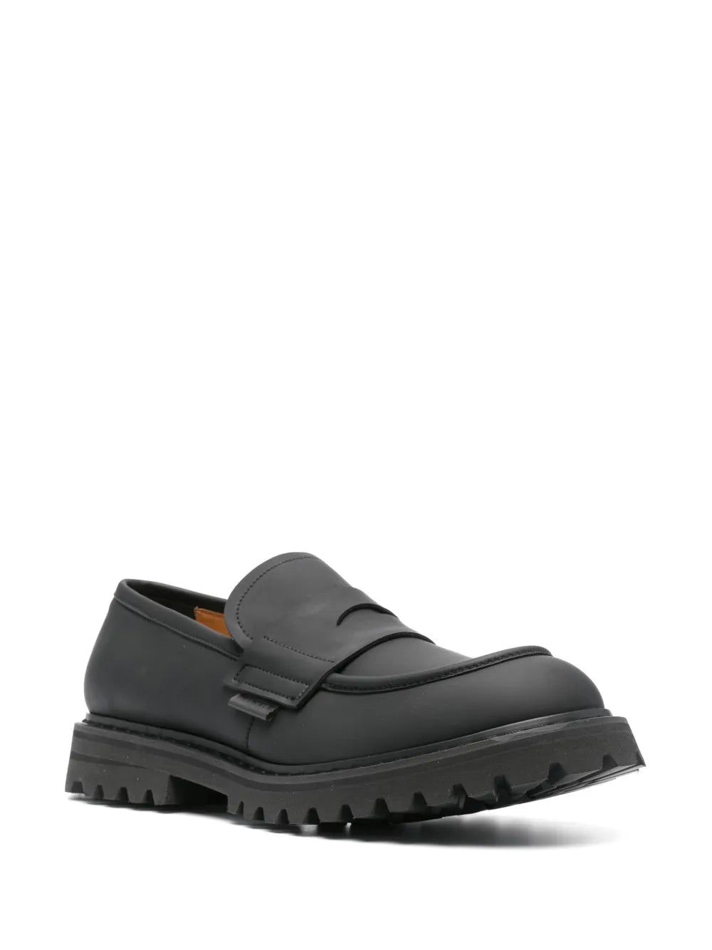 Premiata penny-slot faux-leather loafers
