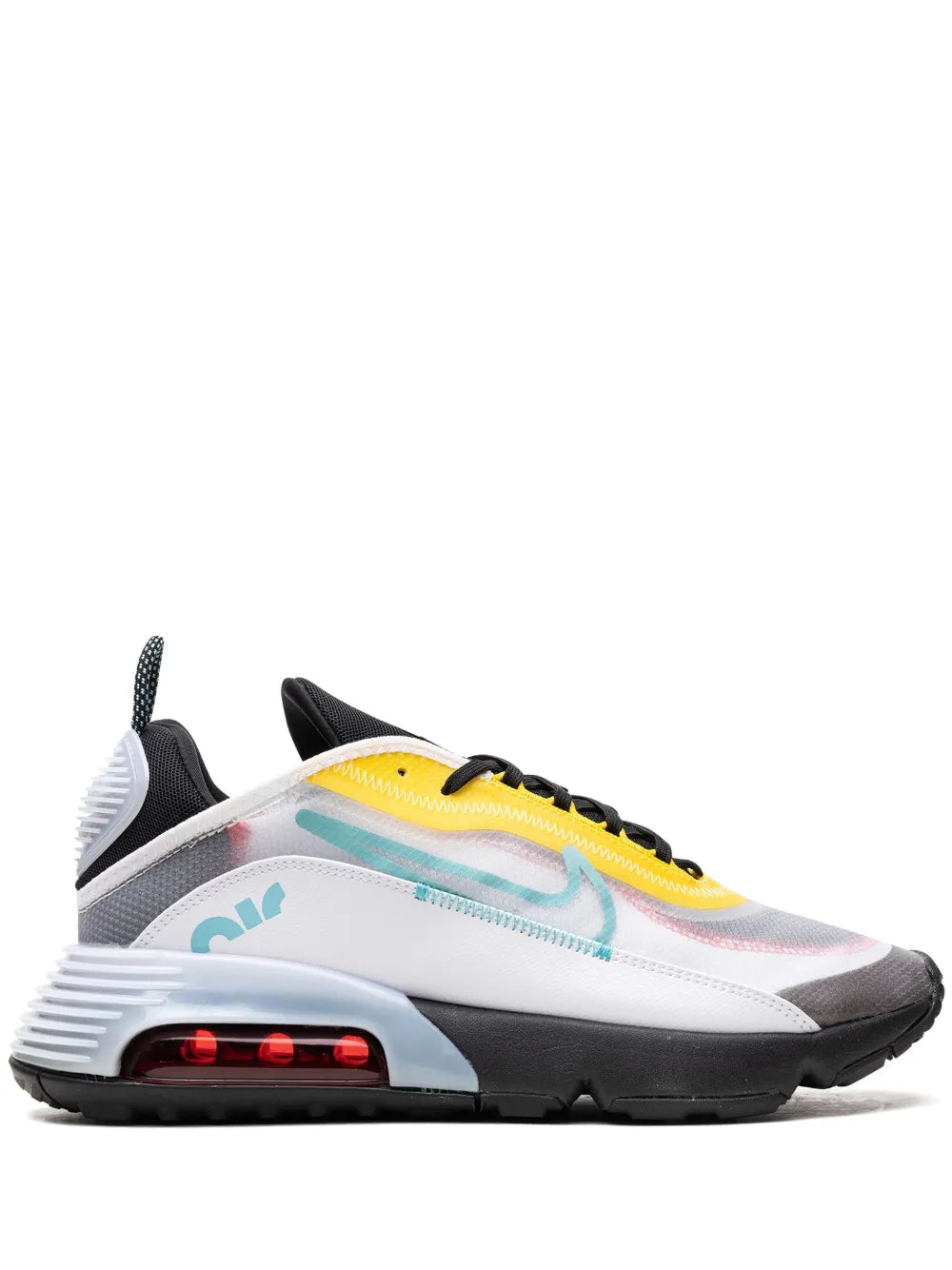 Nike Air Max 2090 "White/Speed Yellow/Bleached Aqua" sneakers