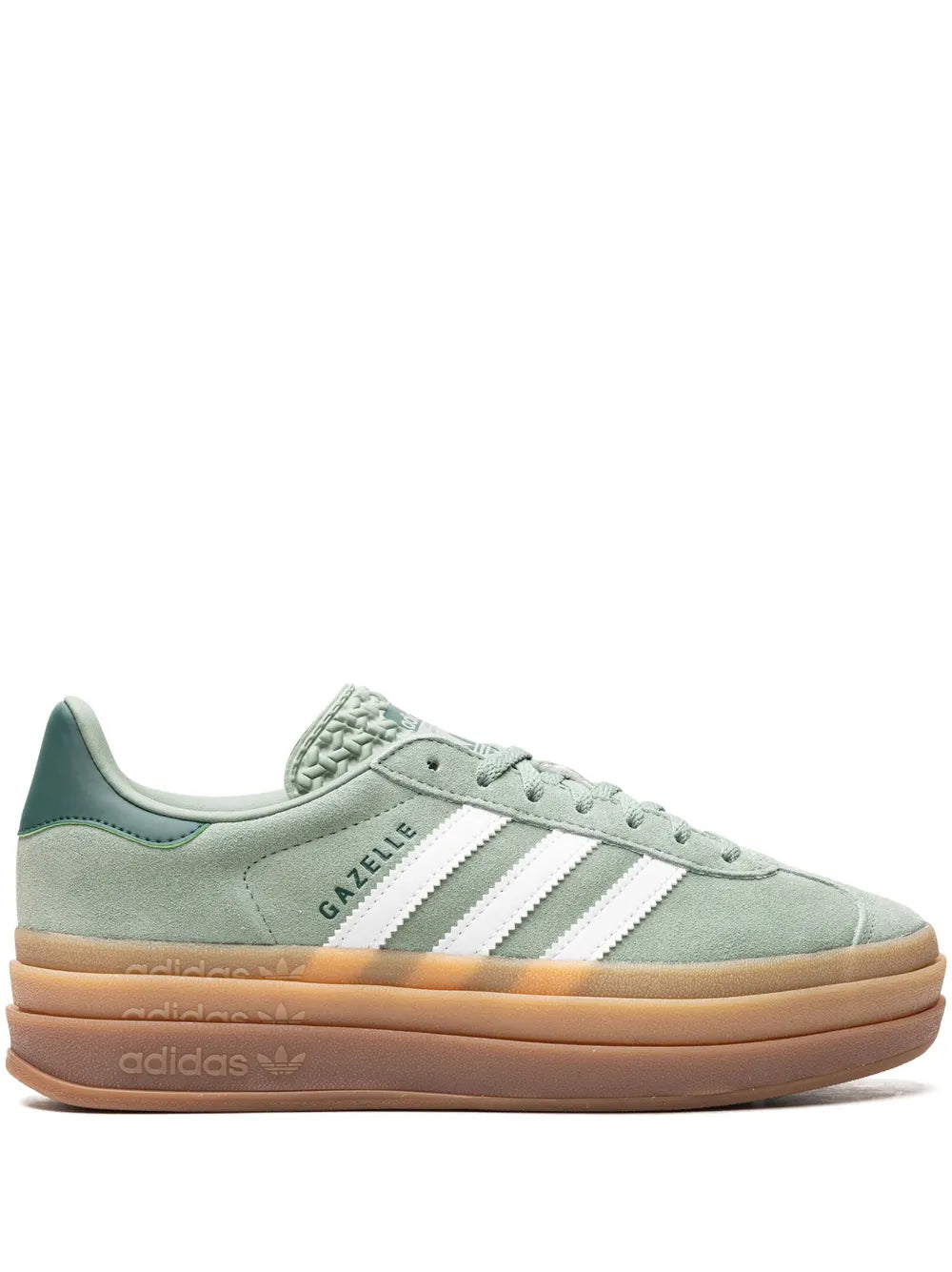 adidas Gazelle Bold "Silver Green Gum" sneakers