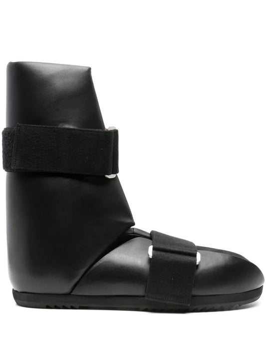 Rick Owens Splint open-toe leather boots
