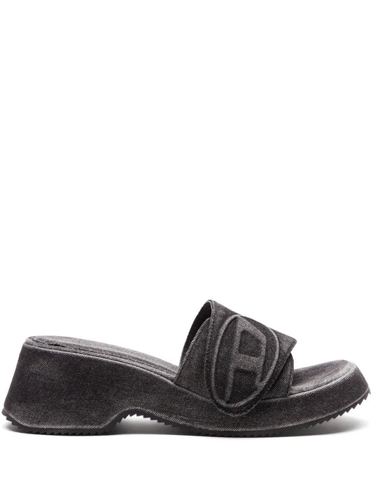 Diesel Sa-Oval D Pf W denim sandals