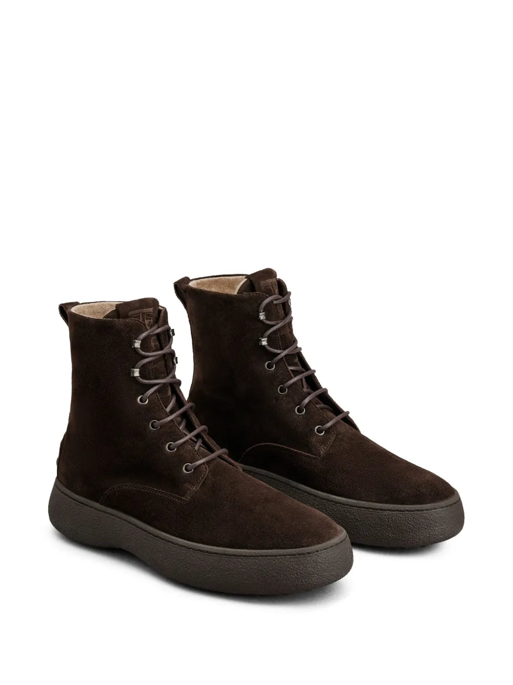 Tod's logo-debossed leather boots 