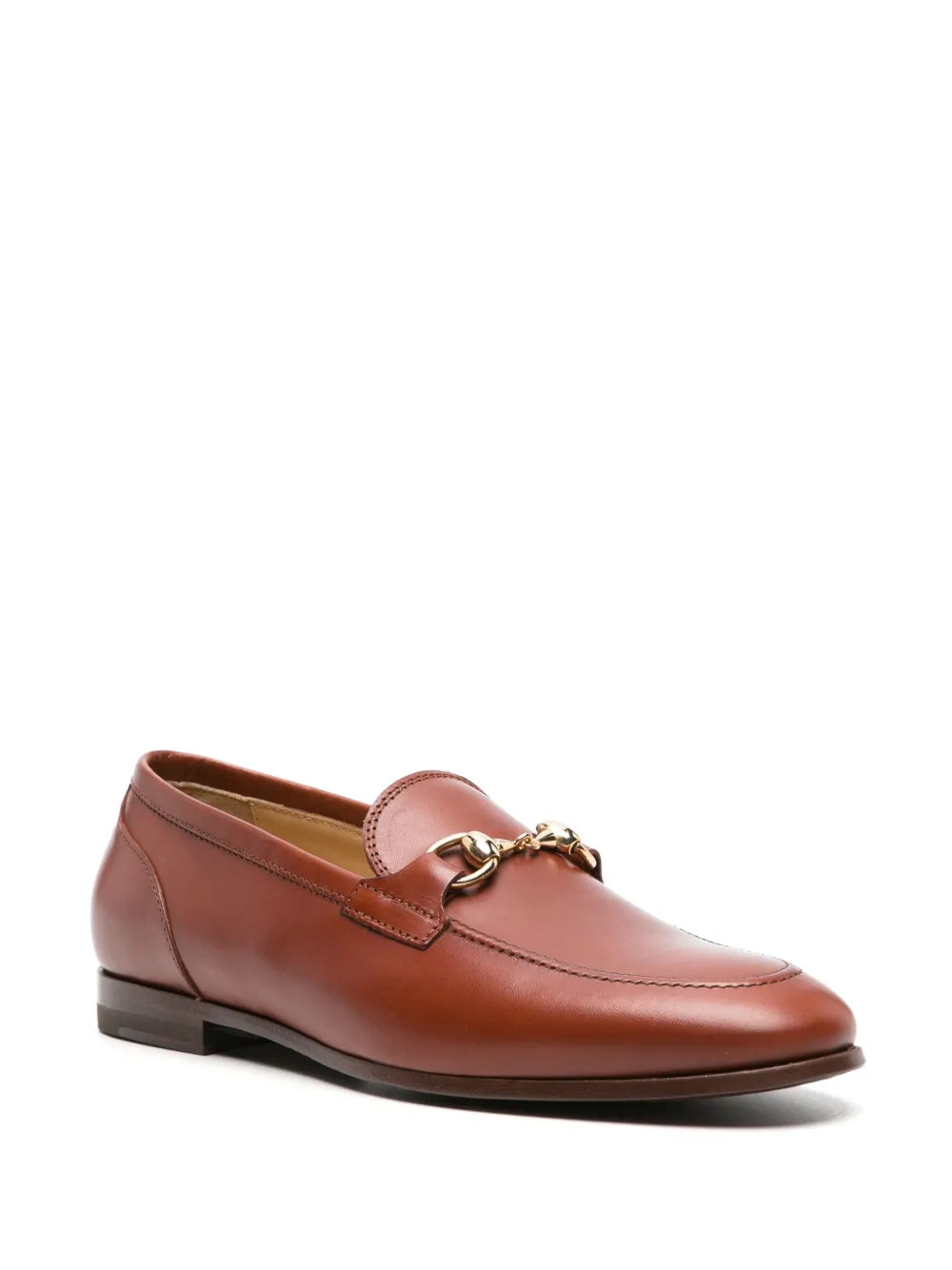 Scarosso horsebit-detail leather loafers