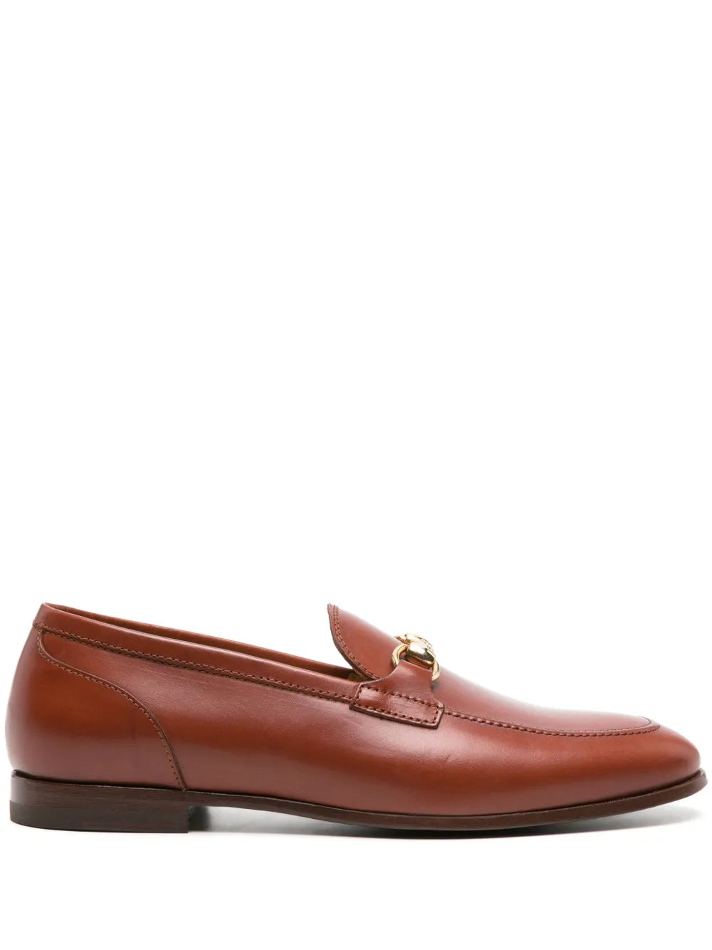Scarosso horsebit-detail leather loafers