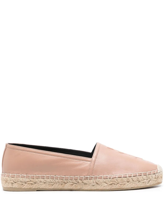 Saint Laurent Cassandre leather espadrilles 