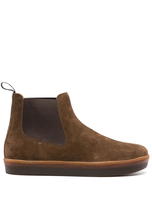 Henderson Baracco elasticated-panels suede boots