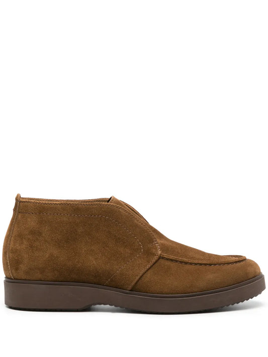 Henderson Baracco almond-toe suede ankle boots
