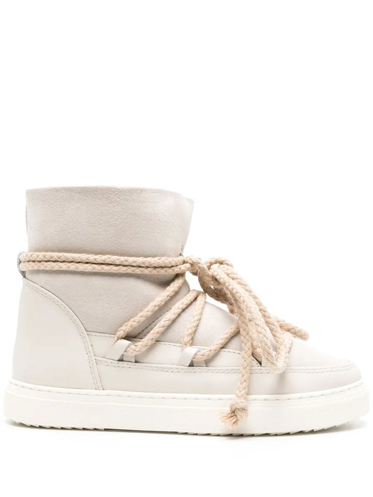 Inuikii shearling lace-up ankle boots