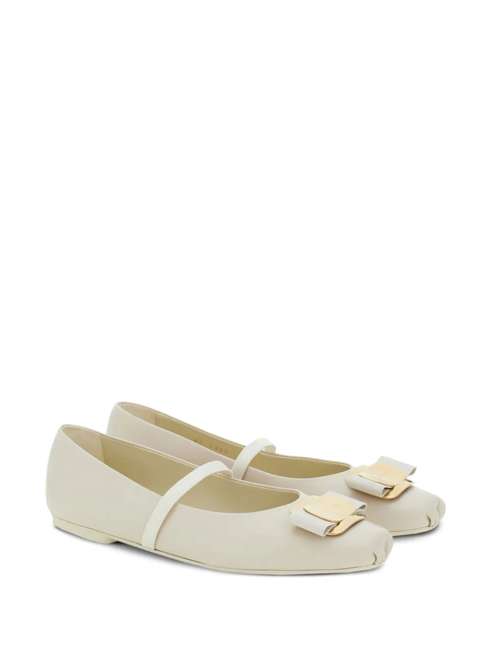 Ferragamo New Vara-bow lambskin ballerina shoes