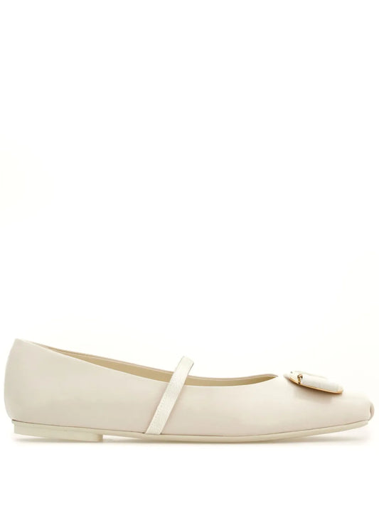 Ferragamo New Vara-bow lambskin ballerina shoes