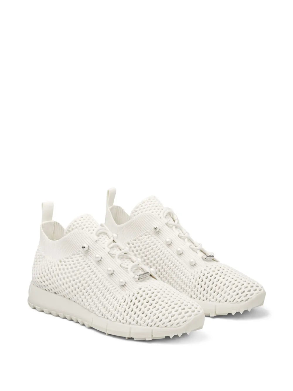 Jimmy Choo Veles pearl-embellished sneakers