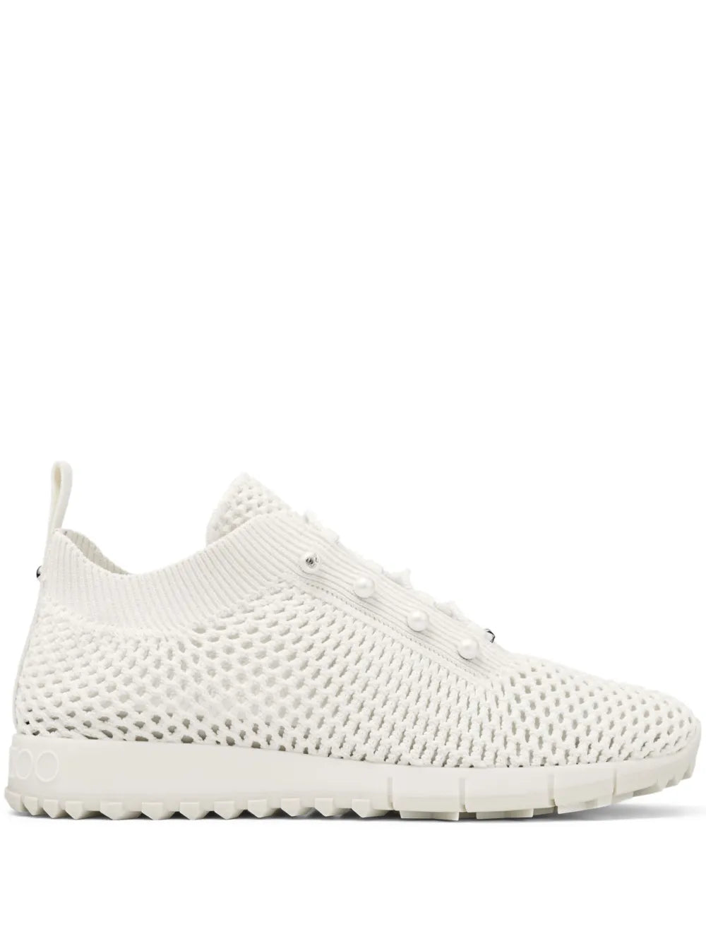 Jimmy Choo Veles pearl-embellished sneakers