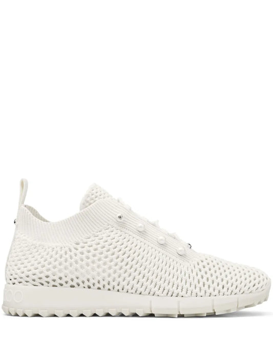 Jimmy Choo Veles pearl-embellished sneakers