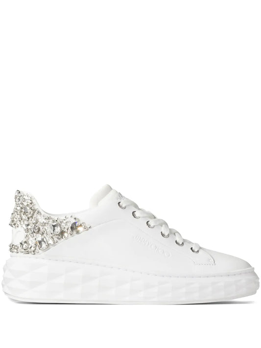 Jimmy Choo Diamond Maxi crystal-embellished sneakers