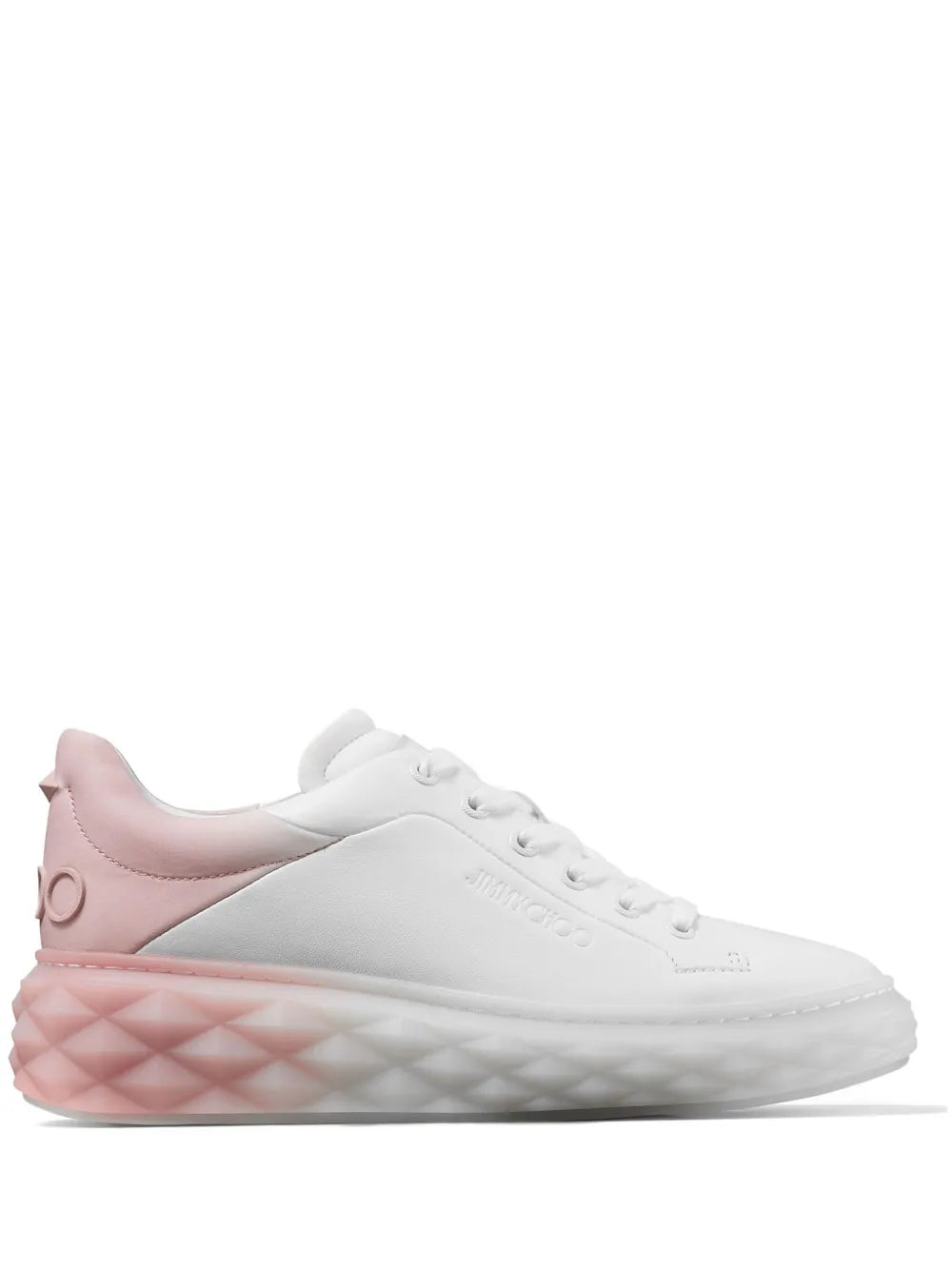 Jimmy Choo Diamond Maxi leather sneakers 
