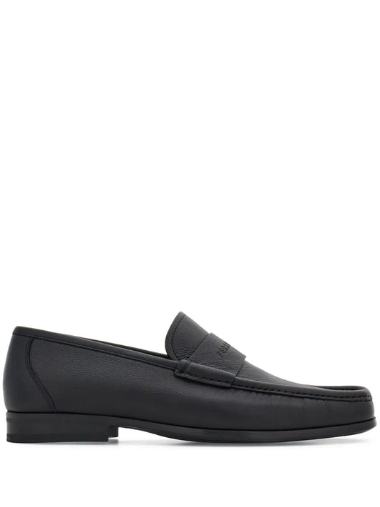 Ferragamo logo-debossed leather loafers
