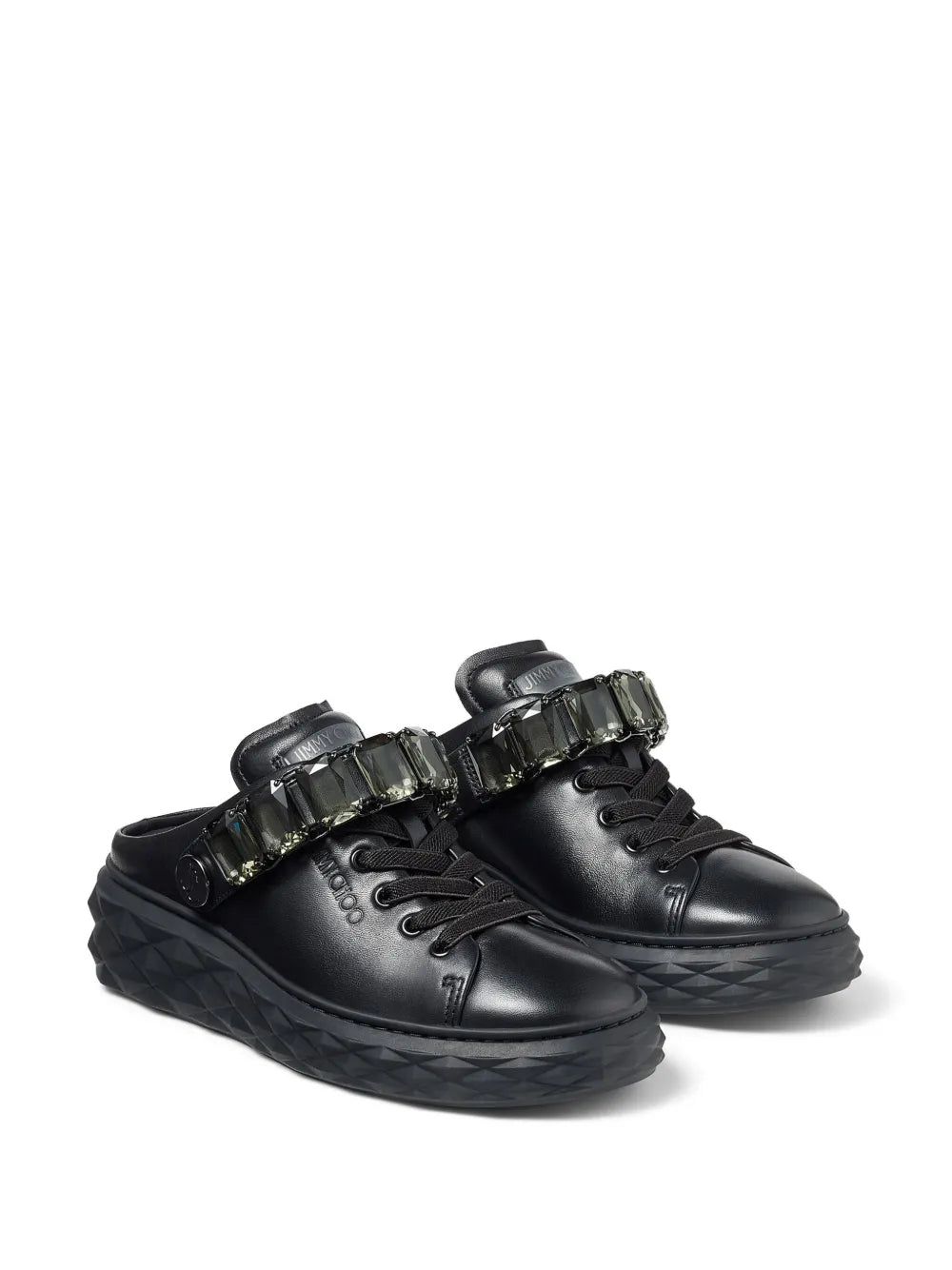 Jimmy Choo Diamond Sling leather sneakers 