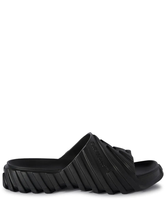 Off-White Exploration embossed slides