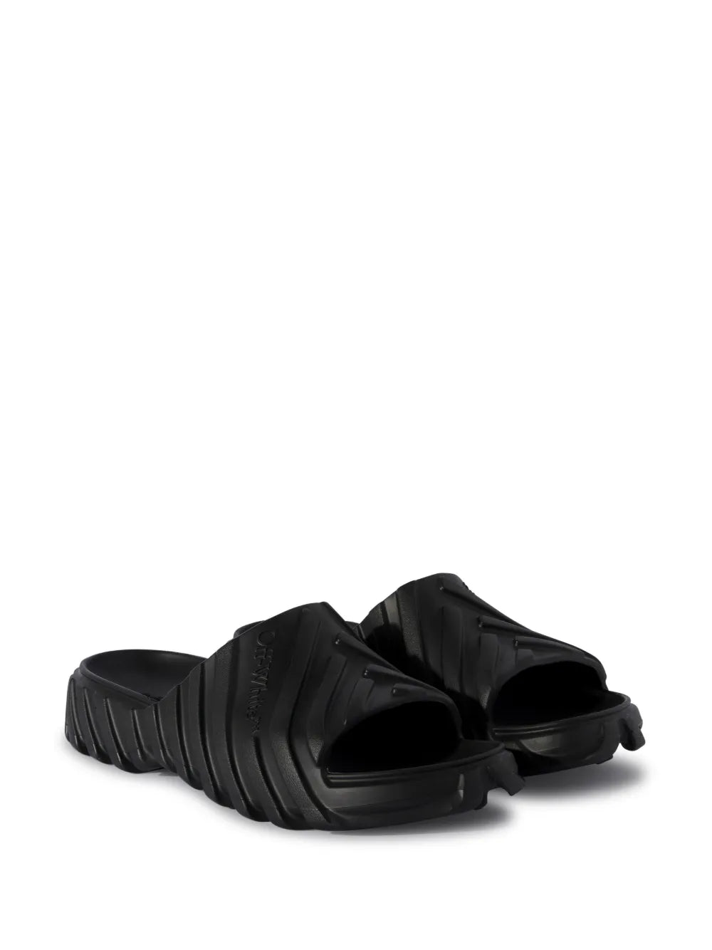 Off-White Exploration embossed slides