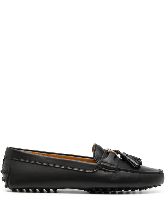 Tod's logo-plaque leather loafers