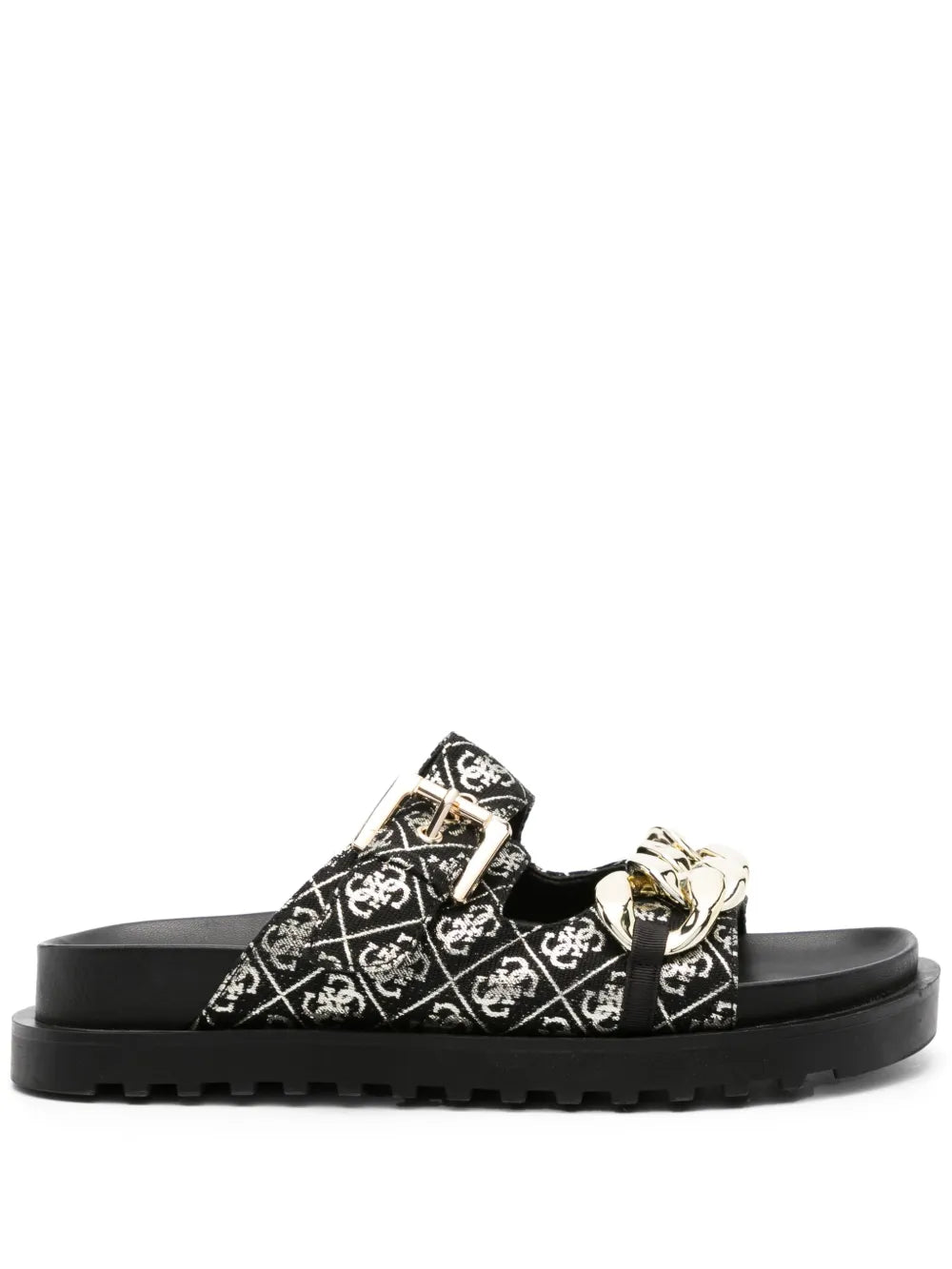 GUESS USA Fatema chain-link slides 