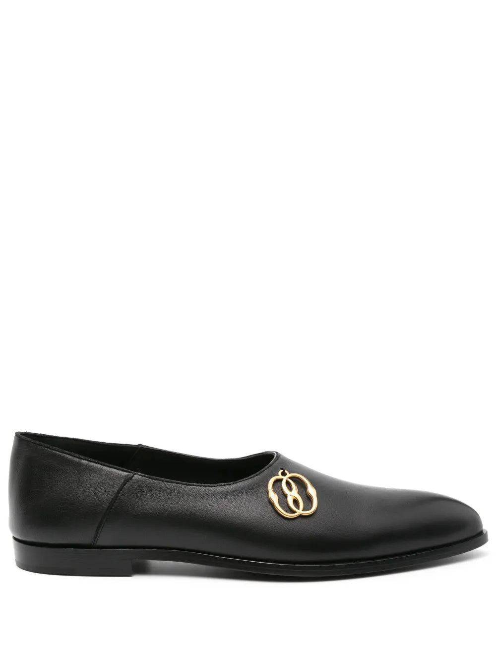 Bally  Emblem leather balllerina shoes