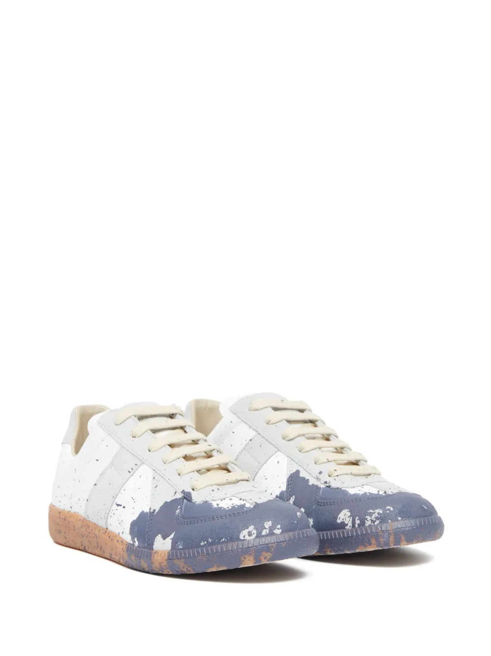 Maison Margiela Replica Paint leather sneakers