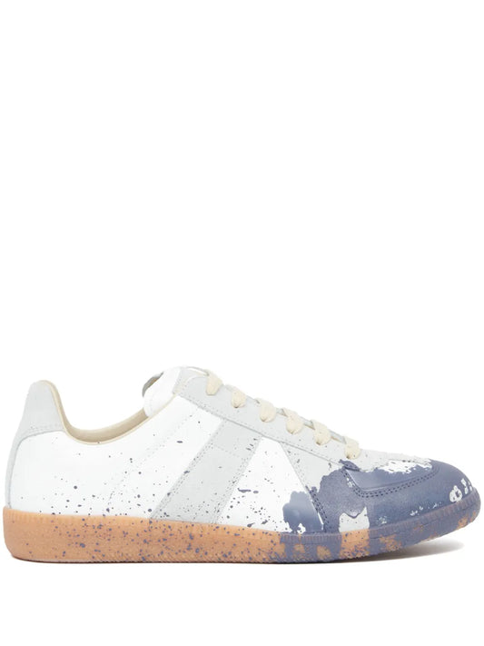 Maison Margiela Replica Paint leather sneakers