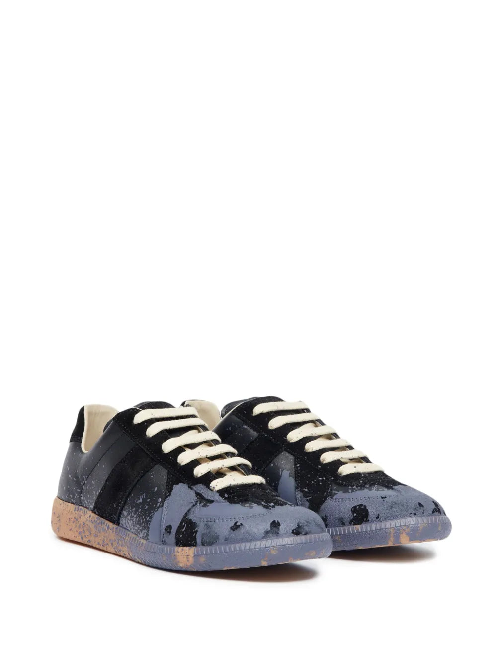 Maison Margiela Replica Paint leather sneakers