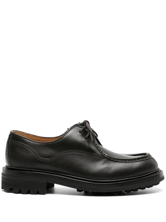 Church's Lymington burnished-leather lace-up shoes