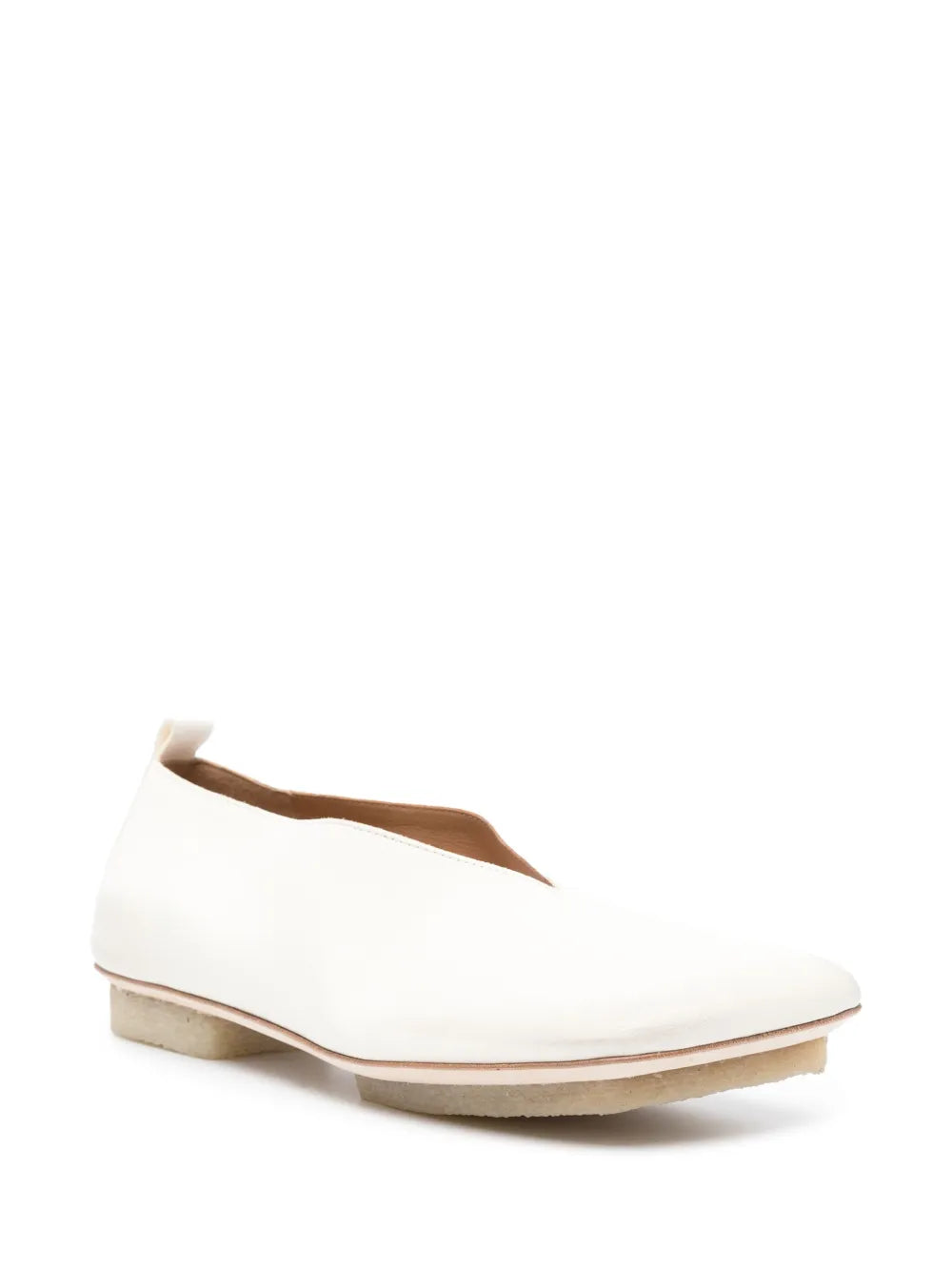 Uma Wang leather ballerina shoes