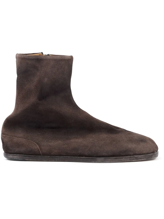 Maison Margiela Tabi flat suede boots