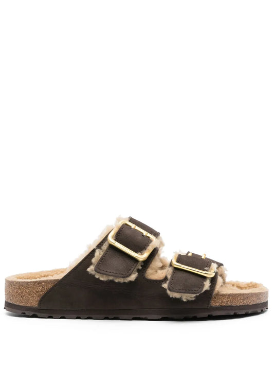 Birkenstock Arizona shearling-lined sandals