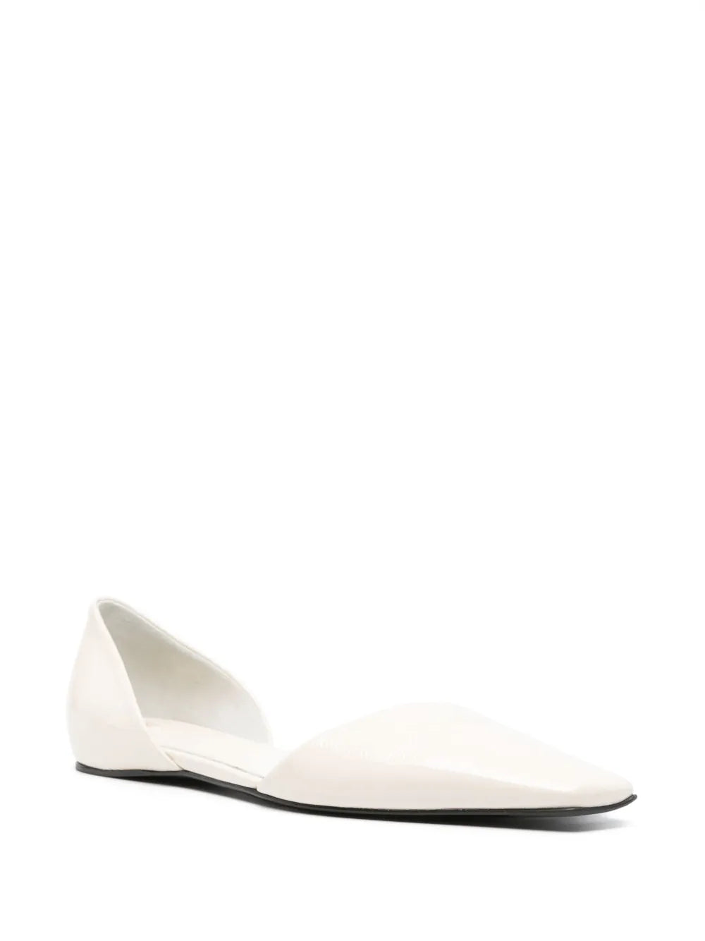 TOTEME The Asymmetric d'Orsay ballerina shoes