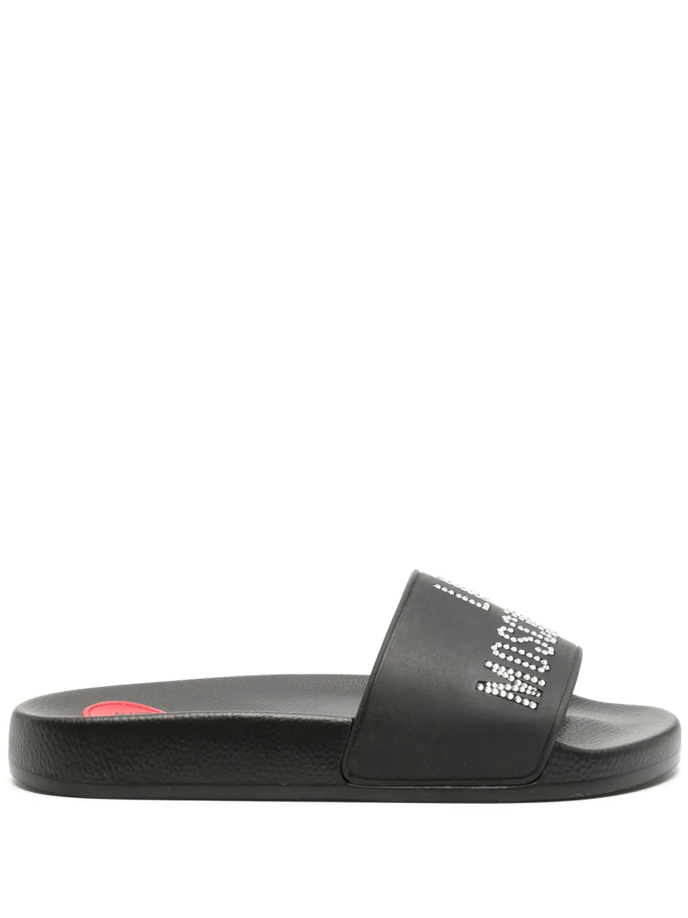 Love Moschino logo-embellished slides