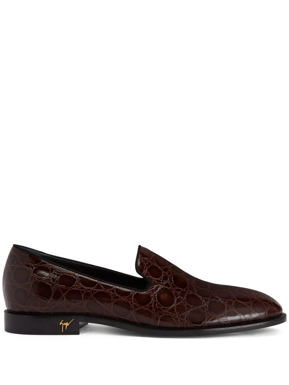 Giuseppe Zanotti Gatien crocodile-effect leather loafers