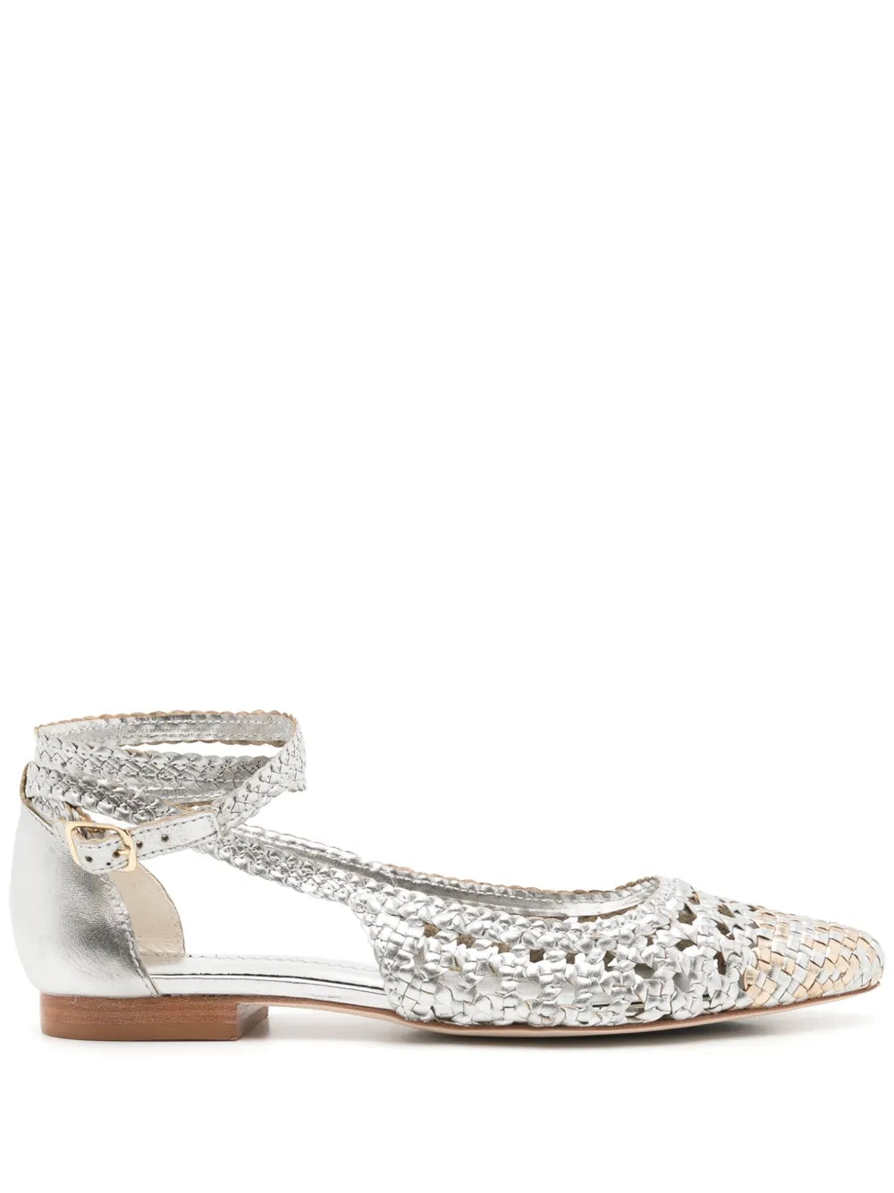 Sarah Chofakian Bistrot leather ballerina shoes 