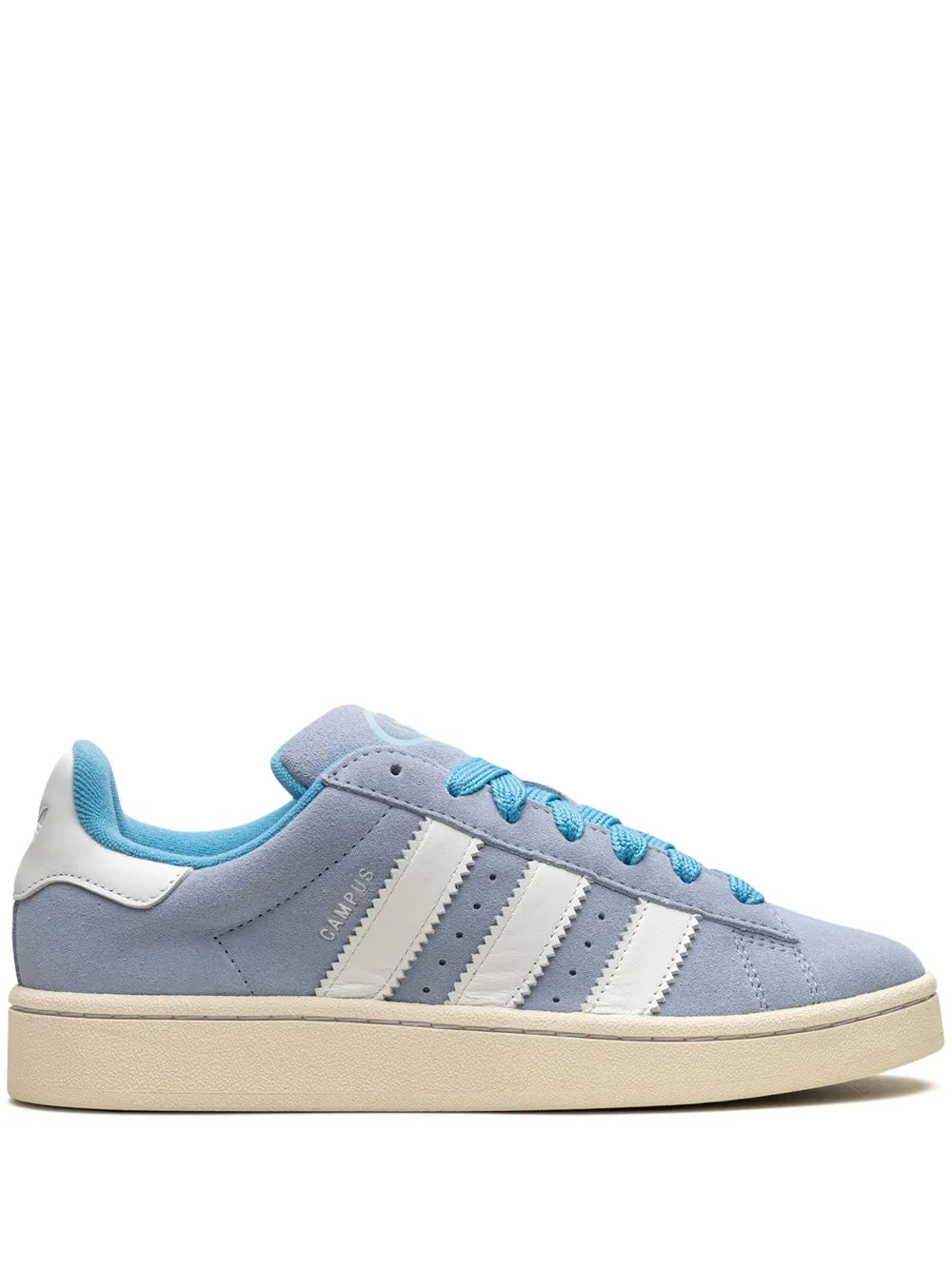 adidas calf-leather round-toe sneakers