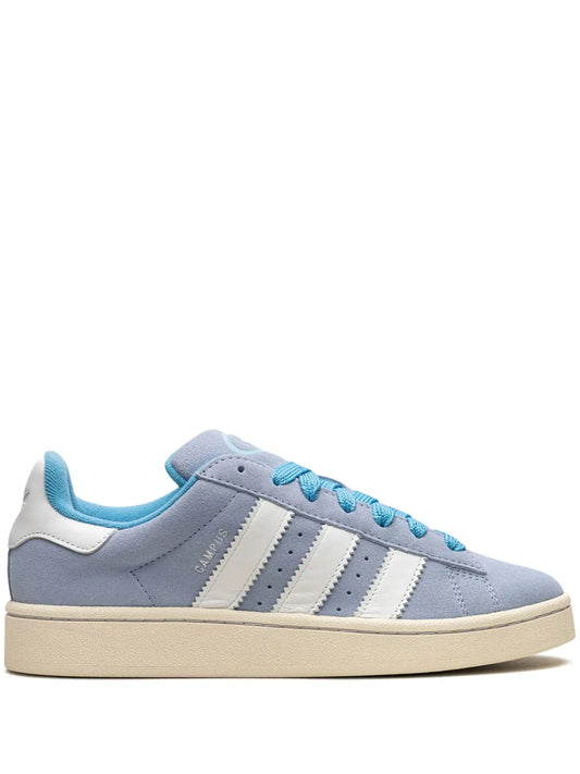 adidas calf-leather round-toe sneakers