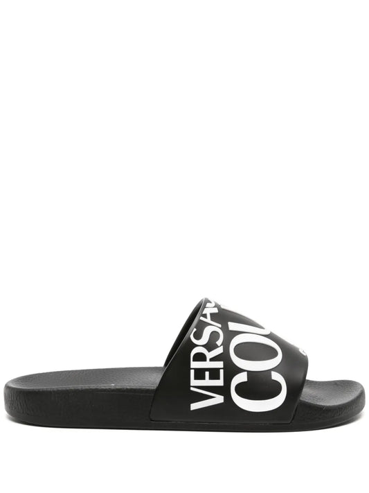 Versace Jeans Couture Shelly logo-embossed slides